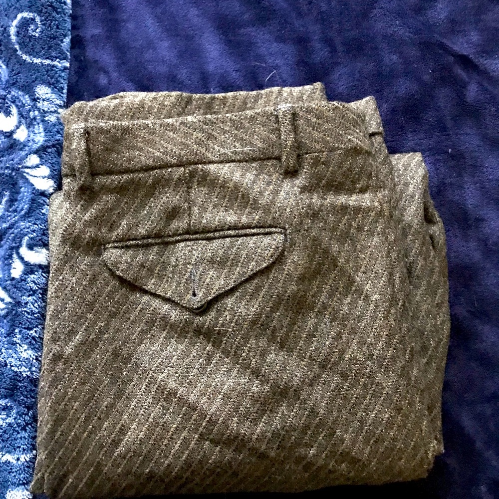 Mens Ted Lapidus pinstripe cuffed pants size l